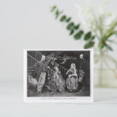 Dante, Christina, Frances und William Rossetti Postkarte (Stehend Vorderseite)