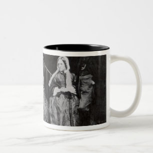 Dante, Christina, Frances und William Rossetti Zweifarbige Tasse