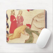 Dante, der bevor dem Hereinkommen sich reinigt Mousepad (Mit Mouse)