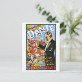 Dante ~ Der geheimnisvolle Magier Vintag Magic Act Postkarte (Stehend Vorderseite)