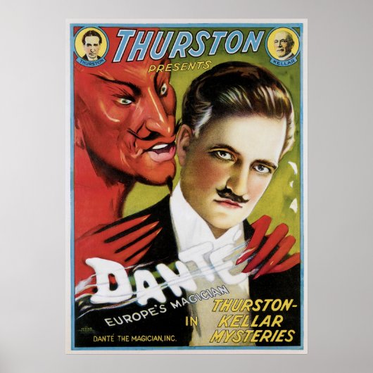 Dante Europas Magier Vintag Poster (Vorne)