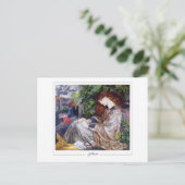 Dante Gabriel Rossetti #1 - Kunsthistorkarte Postkarte (Stehend Vorderseite)