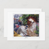 Dante Gabriel Rossetti #1 - Kunsthistorkarte Postkarte (Vorne/Hinten)