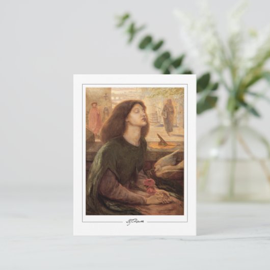 Dante Gabriel Rossetti #42 - Fine Art Postcard Postkarte (Stehend Vorderseite)