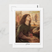 Dante Gabriel Rossetti #42 - Fine Art Postcard Postkarte (Vorne/Hinten)