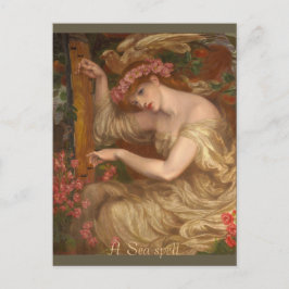 Dante Gabriel Rossetti, A sea-zell, 1875-1877 Postkarte