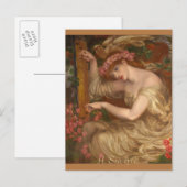 Dante Gabriel Rossetti, A sea-zell, 1875-1877 Postkarte (Vorne/Hinten)