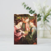 Dante Gabriel Rossetti Art Postkarte (Stehend Vorderseite)