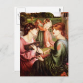 Dante Gabriel Rossetti Art Postkarte (Vorne/Hinten)