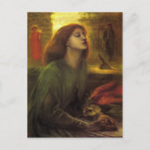 Dante Gabriel Rossetti - Beata Beatrix Postkarte (Vorderseite)