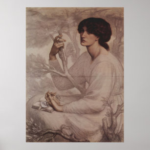 Dante Gabriel Rossetti - Daydream Poster
