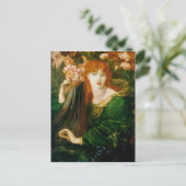 Dante Gabriel Rossetti - Die Garland Postkarte (Stehend Vorderseite)