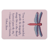 Dante Gabriel Rossetti Dragonfly Quote Magnet (Horizontal)