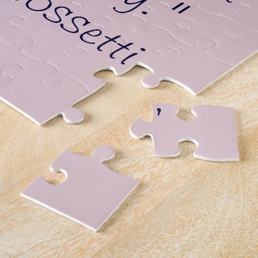 Dante Gabriel Rossetti Libellen-Zitat-Puzzlespiel Puzzle (Seite)