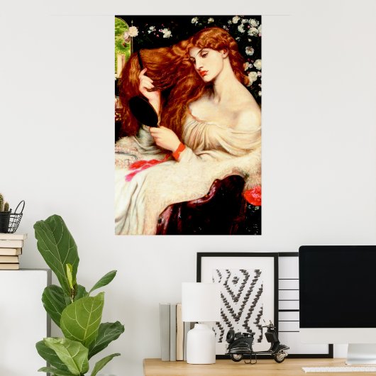 Dante Gabriel Rossetti Poster (Heimbüro)