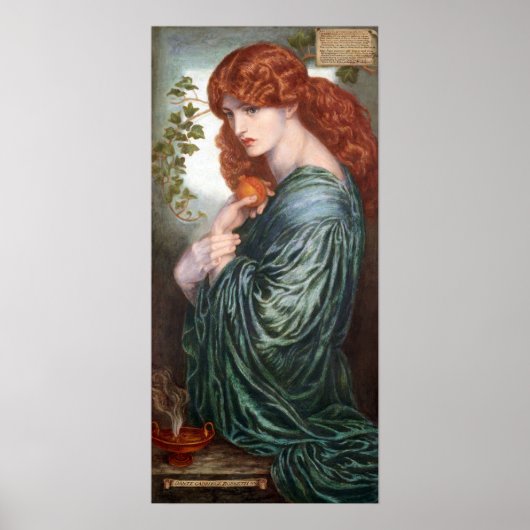 Dante Gabriel Rossetti Proserpine Poster (Vorne)