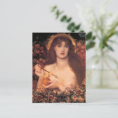 Dante Gabriel Rossetti - Venus Verticordia Postkarte (Stehend Vorderseite)