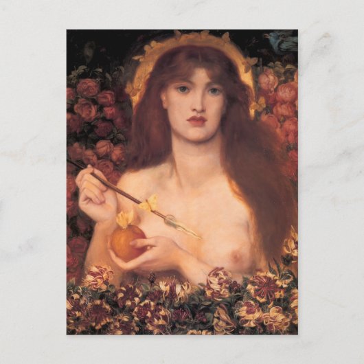 Dante Gabriel Rossetti - Venus Verticordia Postkarte (Vorderseite)