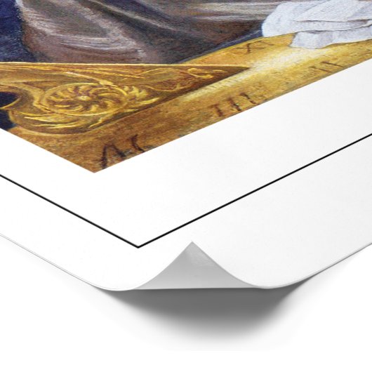 Dante Gabriel Rossetti Zedign Art Poster #1 (Ecke)