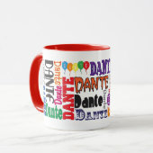 Dante Kaffee-Tasse Tasse (Vorderseite Links)