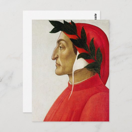 Dante Postcard Postkarte (Vorne/Hinten)