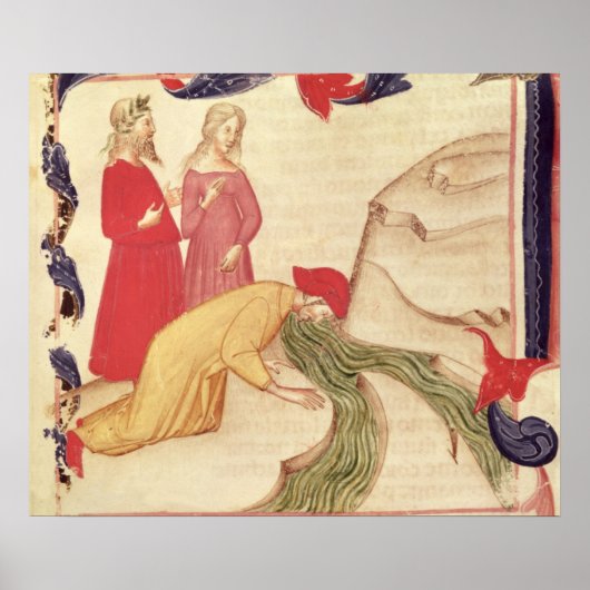 Dante reinigt sich vor der Einreise Poster (Vorne)