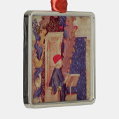 Dante Schreiben 'das göttliche Comedy Silbernes Ornament (Rechts)