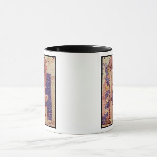 Dante Schreiben 'das göttliche Comedy Tasse (Zentrum)