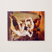 Dante u. Virgil (Bouguereau 1850) Puzzle (Horizontal)