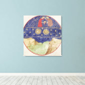 Dante und Beatrice Leinwanddruck (Insitu (Holzboden))