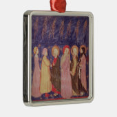 Dante und Beatrice mit den Heiligen des Paradieses Ornament Aus Metall (Rechts)