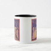 Dante und Beatrice mit den Heiligen des Paradieses Tasse (Zentrum)