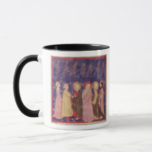 Dante und Beatrice mit den Heiligen des Paradieses Tasse