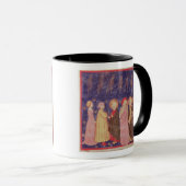 Dante und Beatrice mit den Heiligen des Paradieses Tasse (VorderseiteRechts)
