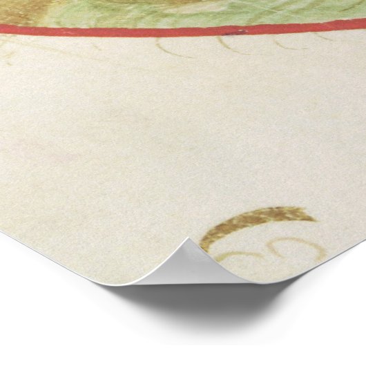 Dante und Beatrice Poster (Ecke)