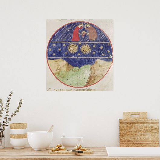 Dante und Beatrice Poster (Küche)