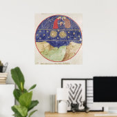 Dante und Beatrice Poster (Heimbüro)