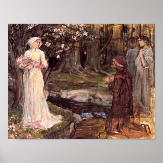 Dante und Beatrice Poster (Vorne)