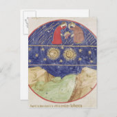 Dante und Beatrice Postkarte (Vorne/Hinten)