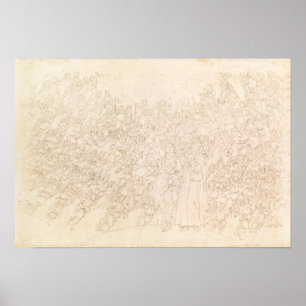 Dante und Beatrice, von Dantes ` göttlich Poster