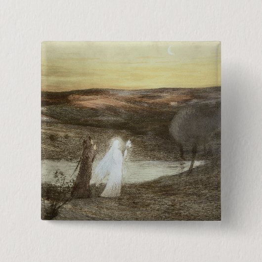 Dante und Beatrice, von "L'Estampe Moderne", publ Button (Vorderseite)