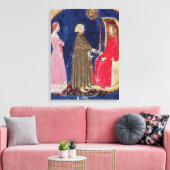 Dante und Beatrice vor Justinian Leinwanddruck (Insitu (Wohnzimmer))