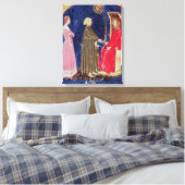 Dante und Beatrice vor Justinian Leinwanddruck (Insitu (Schlafzimmer))