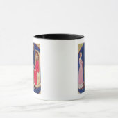 Dante und Beatrice vor Justinian Tasse (Zentrum)