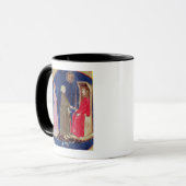 Dante und Beatrice vor Justinian Tasse (Vorderseite Links)