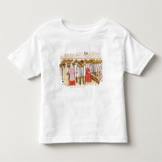 Dante und Virgil am Gipfel des Fegefeuers Kleinkind T-shirt (Vorderseite)