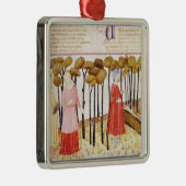 Dante und Virgil am Gipfel des Fegefeuers Ornament Aus Metall (Rechts)