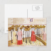 Dante und Virgil auf dem Gipfel der Fechteinrichtu Postkarte (Vorne/Hinten)