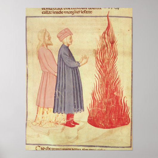 Dante und Virgil erkennen Ulysees Poster (Vorne)