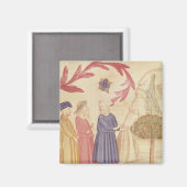 Dante und Virgil im Paradies für Ausflüge Magnet (Vorderseite/Rückseite)